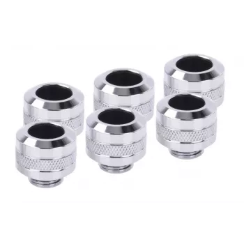 Fitting kit Alphacool 17474 — brass chrome fittings, Ø 22 mm, height 20 mm