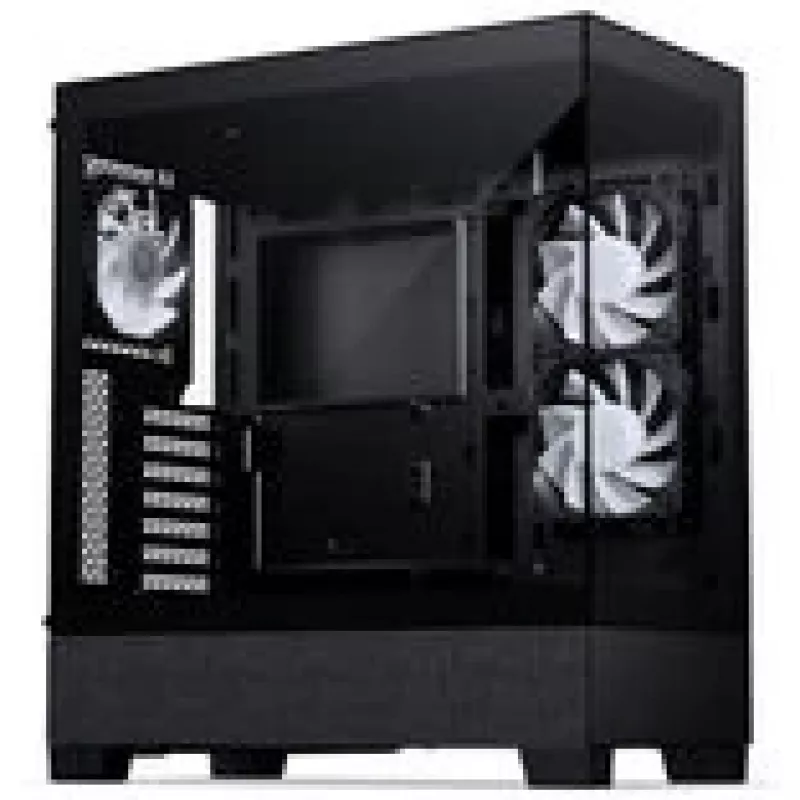 PHANTEKS XT View Matrix PC-Enclosure, Midi-Tower, E-ATX, Tempered Glass, Matrix LED - black (PH-XT523VM1_DBK01)