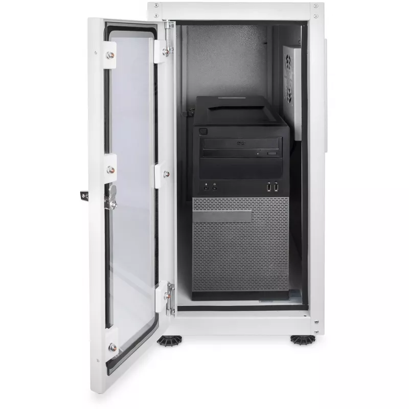 Digitus Computer housing with in-built filter fan and levelling feet