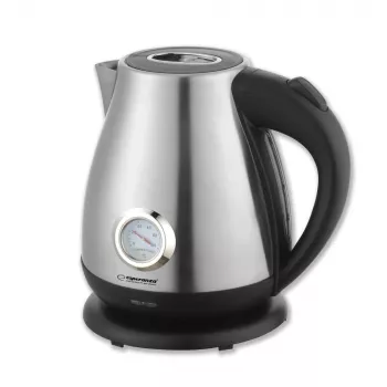 Electric kettle ESPERANZA EKK029 — 1.7 L, 2200 W, stainless steel and black plastic