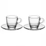 Coffee Moka Pot Set BIALETTI Moka-Tassen Set Glass ISTITUZIONALE 2 Cups