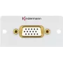 Kindermann 7444000801. Anschluss 1: VGA, Anschluss 2: VGA, Steckerverbindergeschlecht: Männlich/Weiblich. Kabellänge: 1 m, Produktfarbe: Mehrfarbig (7