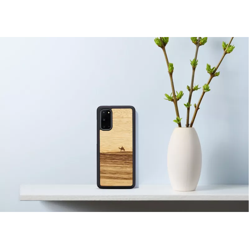 Smartphone case man and wood Galaxy S20 Terra Black – protective phone cover for Samsung Galaxy S20