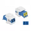 Keystone Module LC Duplex female to LC Duplex female DeLOCK 86834