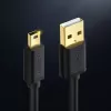 USB cable UGREEN US132 Mini-USB 1 m — black, 480 Mbit/s, fast charging