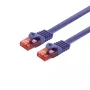 Network cable LOGON UTP Cat6 3 m, RJ-45 to RJ-45, 1000 Mbit/s, violet