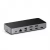 Satechi Triple 4K Display Wired Dock Black Silver 4K Ultra HD 60 Hz