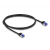 Network Cable DeLOCK RJ45 Cat.6A S/FTP Slim 1m Black