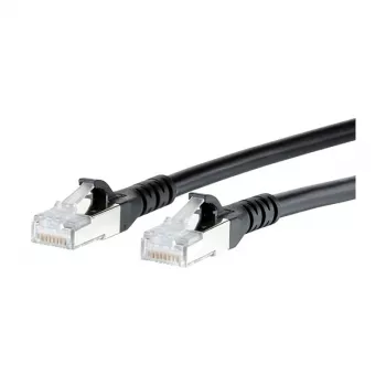 METZ CONNECT TP-Patch Cable ISO/IEC Cat.6 AWG26 2x RJ45 0,5m black