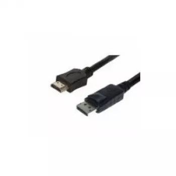 Video cable adapter Helos 118779 5 m DisplayPort HDMI Black