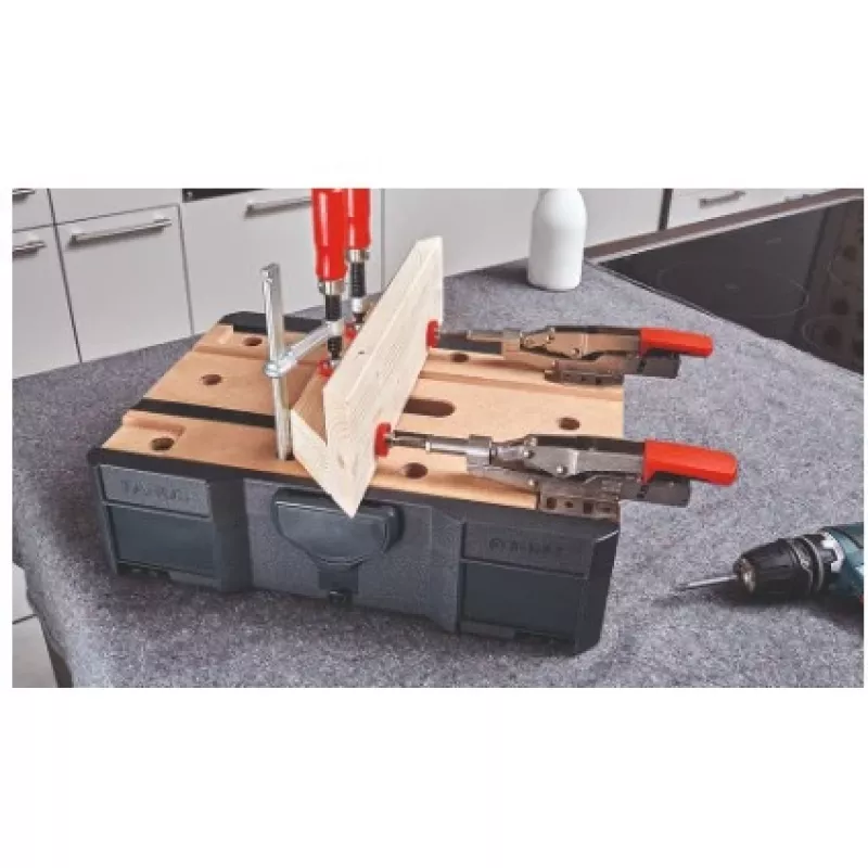 Toggle clamp BESSEY STC-S-MFT Black Red Silver Wood 14 pcs