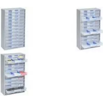 Storage box allit VarioPlus ProM 57/36, 300×565×140 mm, silver