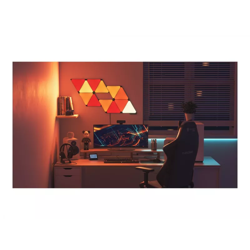 Smart panel Nanoleaf NL47-0101TW-3PK Wi-Fi Black 3 pcs