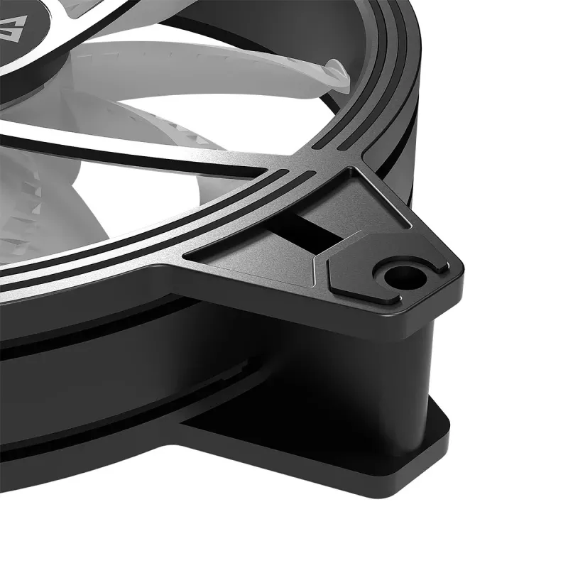 Computer cooling fan MODECOM VOLCANO APEX 140 ARGB Black Reverse 140mm