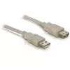 USB 2.0 Extension Cable DeLOCK 82240 3m Grey