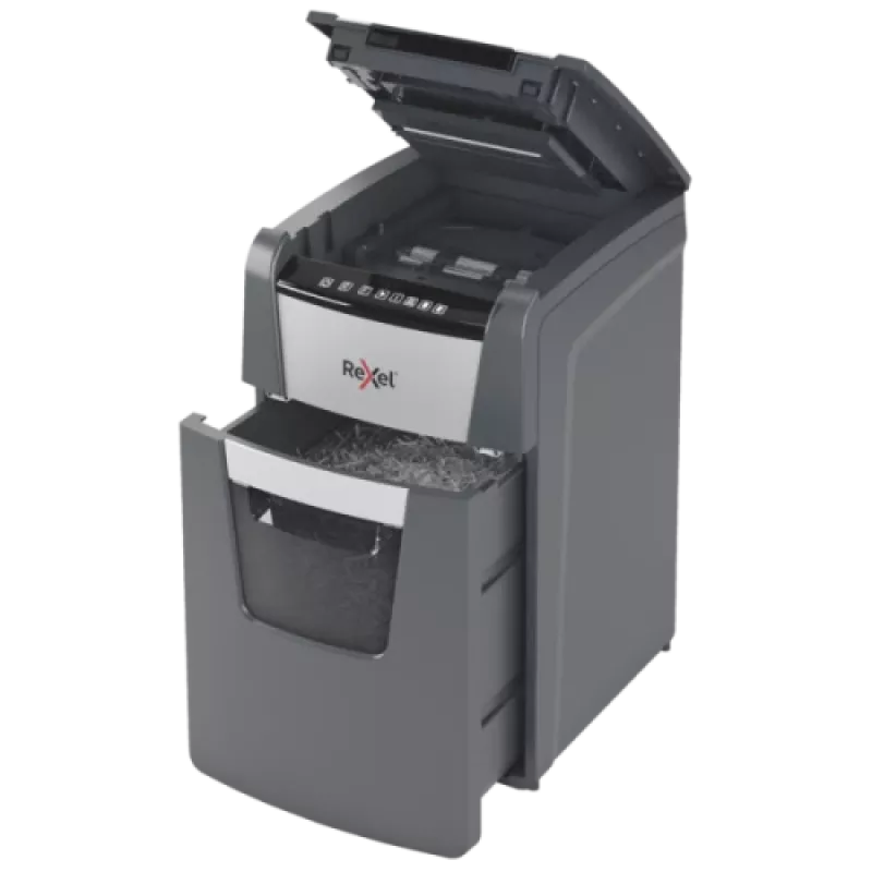 Rexel Optimum AutoFeed+ 150X Automatic Cross Cut Paper Shredder P4