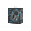 Wired gaming headset Fury NFU-1584 with boom microphone, circumaural, 98 dB, 15–25000 Hz, 2 m cable, USB and 3.5 mm, blue