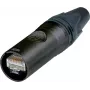 Neutrik RJ45 etherCON CAT6 A Connector Plug, straight Pole: 8P8C NE8MX6-B Black NE8MX6-B 1 pc(s) (NE8MX6-B)