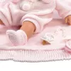 Doll Llorens Crying Doll 38938 Made of Roses, 38 cm lifelike baby doll