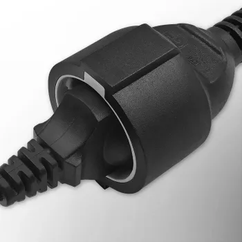 Power adapter QOLTEC 53906 IEC 320 C14 to SCHUKO 16A 250V