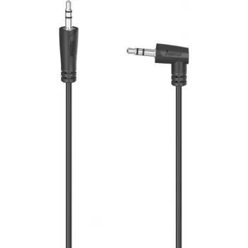 Audio Cable Hama 00200722 0.5m 3.5mm Male to Male Black