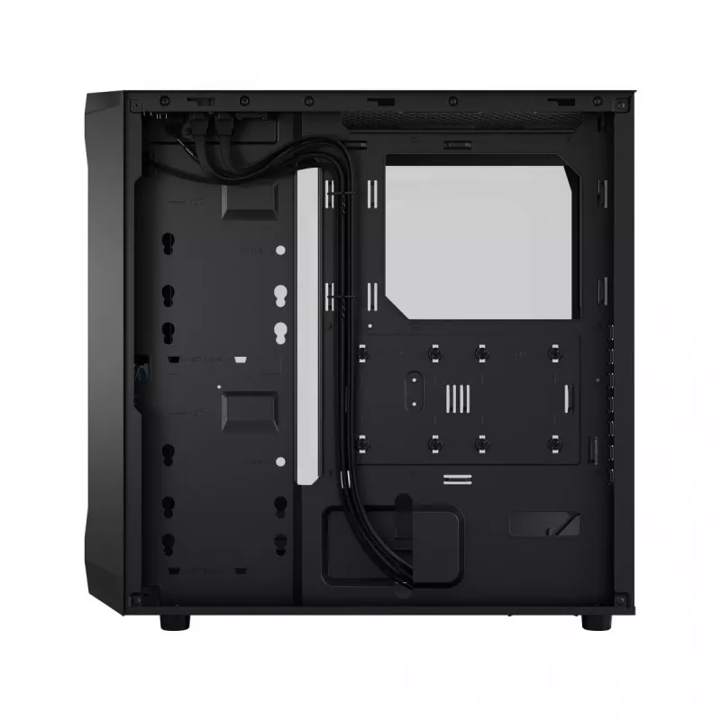 Fractal Design Focus 2 RGB Tempered Glass Mid Tower ATX PC Case - Black
