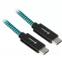 Sharkoon USB 3.2 Gen 2 Cable USB-C Plug> black/Light Blue 1 Meter - Cable - Digital/Data
