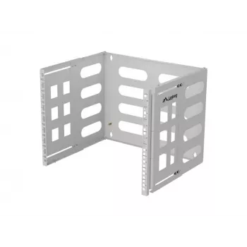 Wall-mount 19 inch rack LANBERG 8U, depth 497×400/240 mm, gray