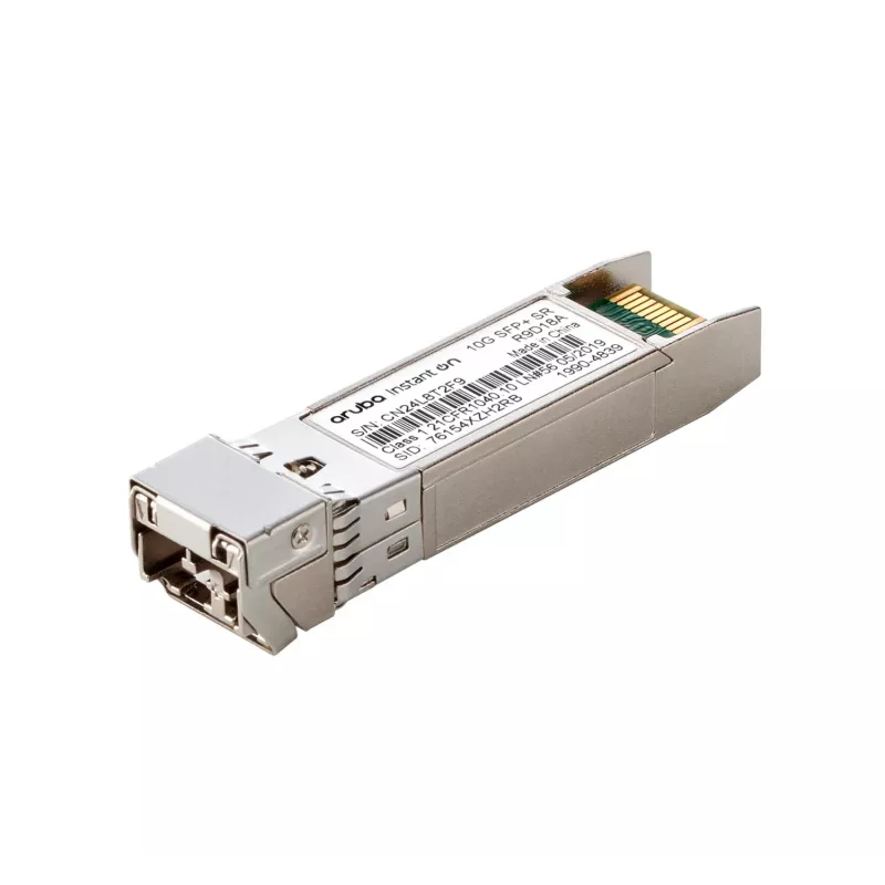 HPE Networking Instant on 10G SFP+ LC SR Transceiver for Connections up to 300 Meters (R9D18A)