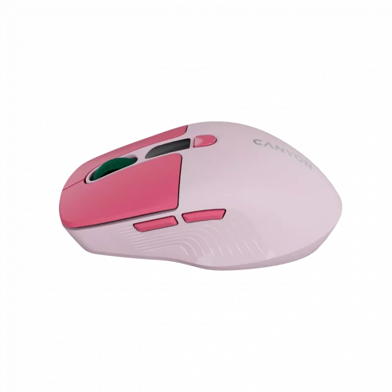 Canyon MW-26 - 2in1 wireless optical mouse Bluetooth / 2.4 GHz - silent - pink