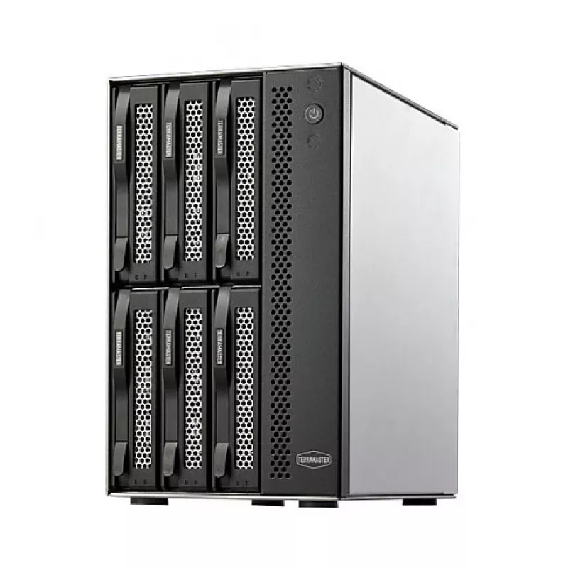 TerraMaster D6-320 Disk Array Desktop Black 6 Drives HDD SSD