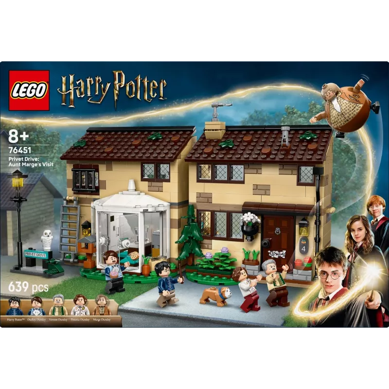 LEGO HARRY POTTER 76451 Privet Drive: Aunt Marge's Visit