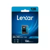 SDXC memory card Lexar 128GB UHS-I 800xPRO Class 10 U3 V30 — 150 MB/s read, 45 MB/s write, black