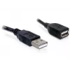 USB 2.0 Extension Cable DeLOCK 82457 0.15m Black