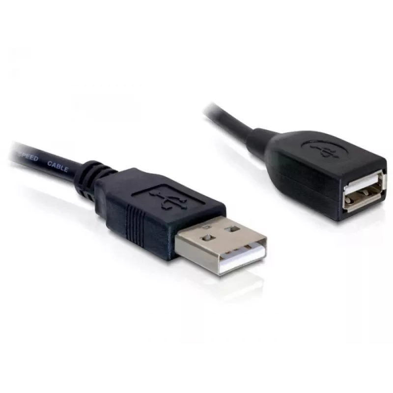 USB 2.0 Extension Cable DeLOCK 82457 0.15m Black