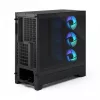 Fractal Design Pop 2 Air Black Solid mid-tower PC case — ATX support, 3x 120 mm front fans, 2.5/3.5 inch drive bays, 215×481×462 mm