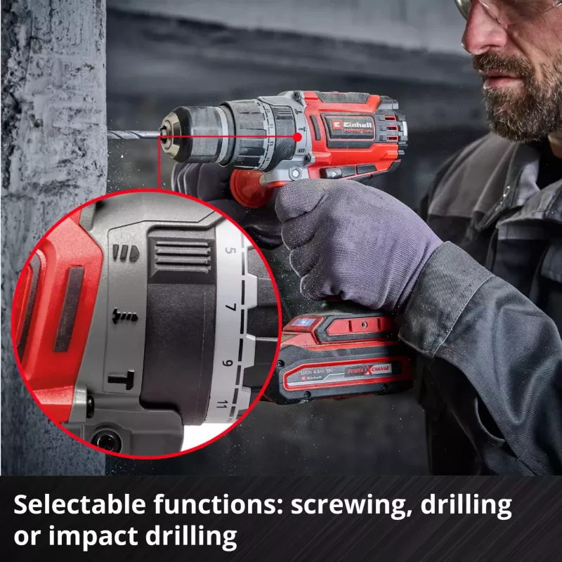 Cordless impact drill-driver EINHELL TP-CD 18/70 (model 4514315) — tool only, without battery and charger