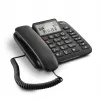 Analog telephone Gigaset DL380 Caller ID Wired handset Black