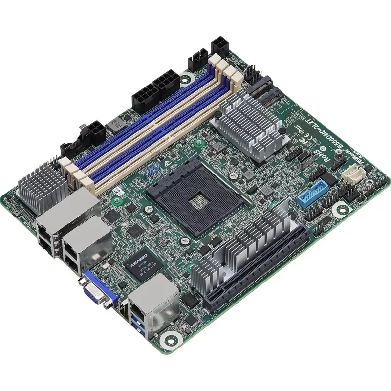 ASRock B550D4ID-2L2T Motherboard AMD B550 Socket AM4 mini ITX (B550D4ID-2L2T)