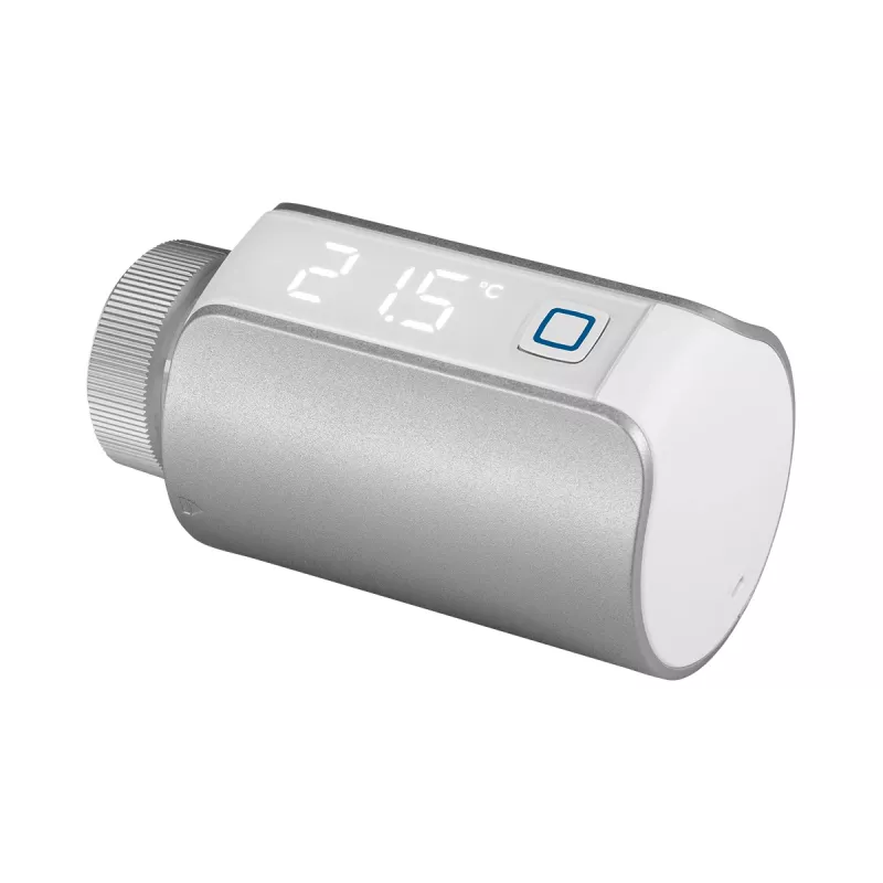 Thermostatic Radiator Valve Homematic IP HmIP-eTRV-ES, RF 869.65 MHz, Digital Display, Battery AA, Grey