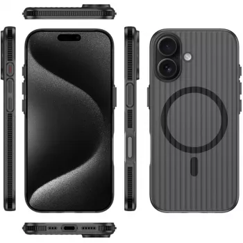 Cover 4smarts 541639 for iPhone 17 16 cm (6.3 inch) Black Transparent