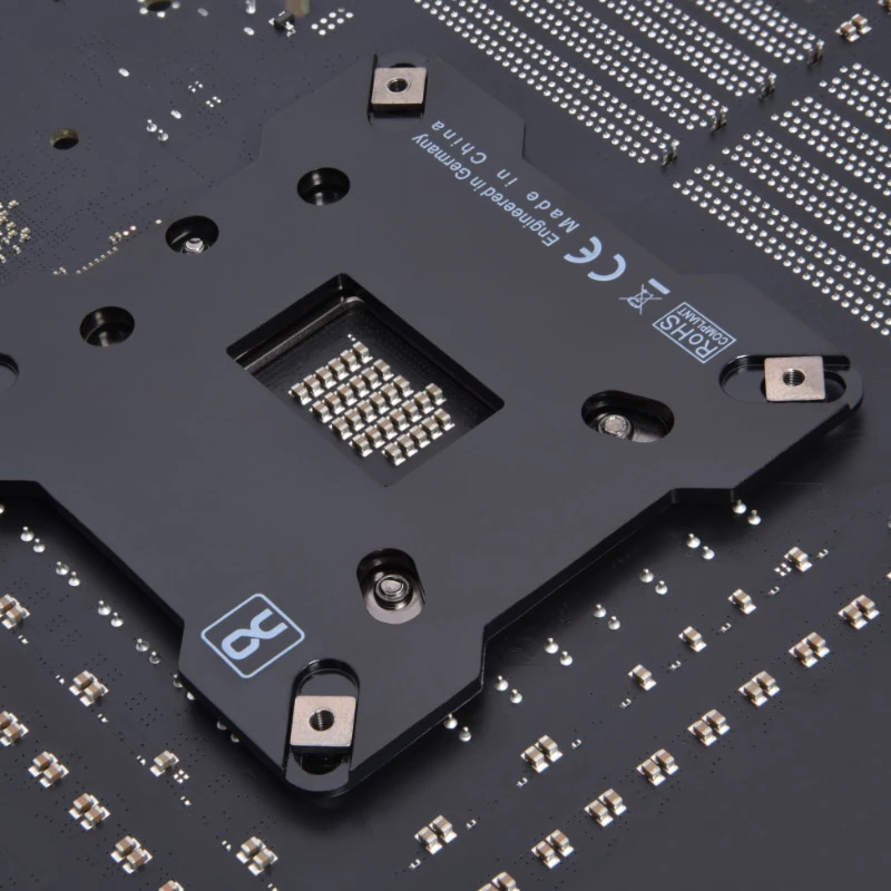 Backplate Alphacool 13071 Stainless Steel Black 90mm