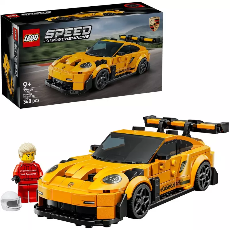 Construction Toy LEGO Porsche 911 GT3 RS Speed Champions 77239 — 1:18 scale, 348 pieces, 9+ years