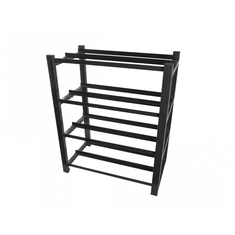 Battery frame for UPS 830x454 2 rows 4 levels 8 shelves black flat pack