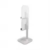 DeLOCK Smartphone and Tablet Telescopic Stand with Storage Silver White