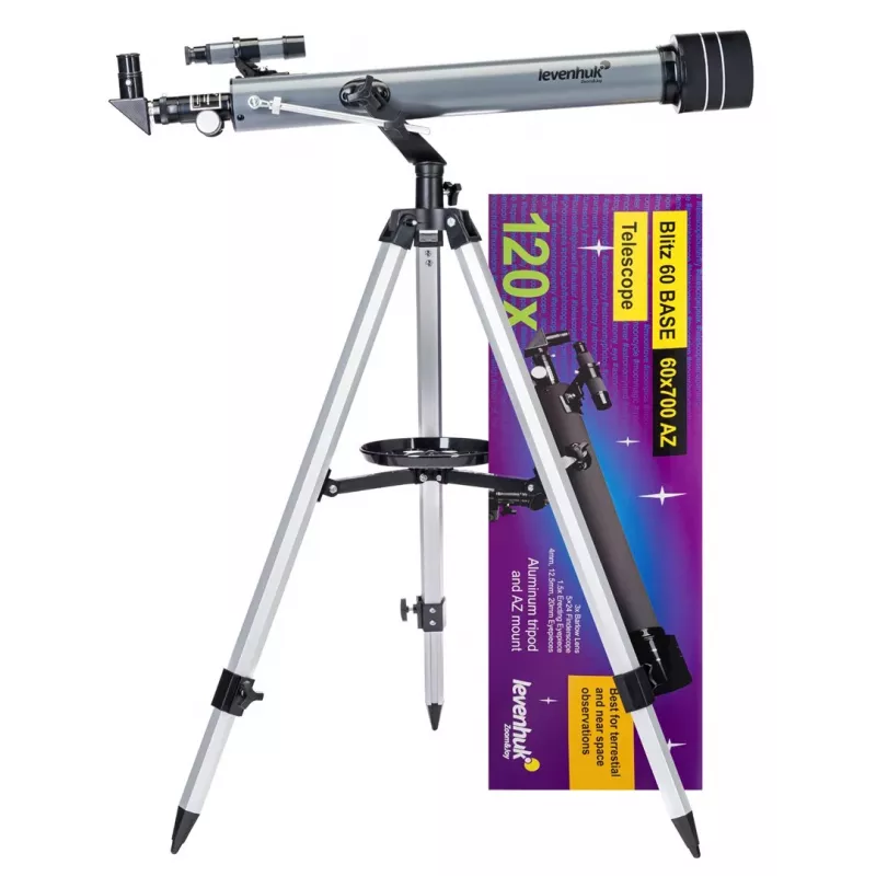 Levenhuk Blitz 60 Base Refractor 120x Grey