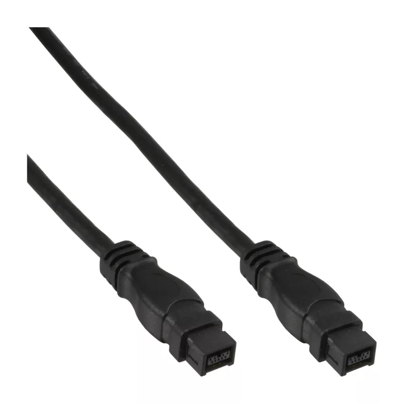 FireWire 800 Cable InLine 39902 1.8m Male/Male Black
