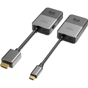 Wireless Audio/Video Extender VISION TC-USBCW HDMI over Wi‑Fi 5, USB‑C support