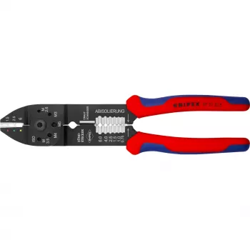 Knipex 97 21 215 cable crimper Crimping tool Black, Blue, Red