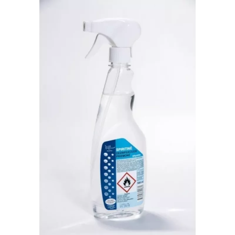 Spirit disinfectant for surfaces, with spray, 500ml